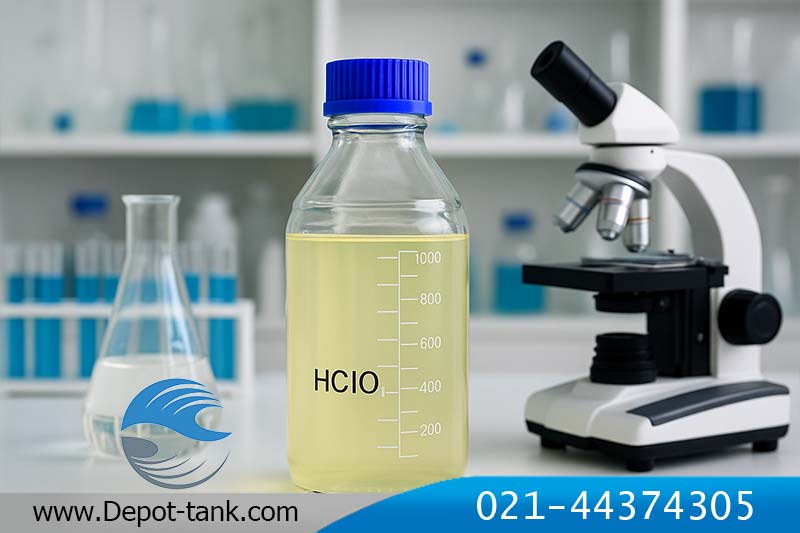 نمونه آزمایشگاهی آب ژاول برای تست و برسی محصول