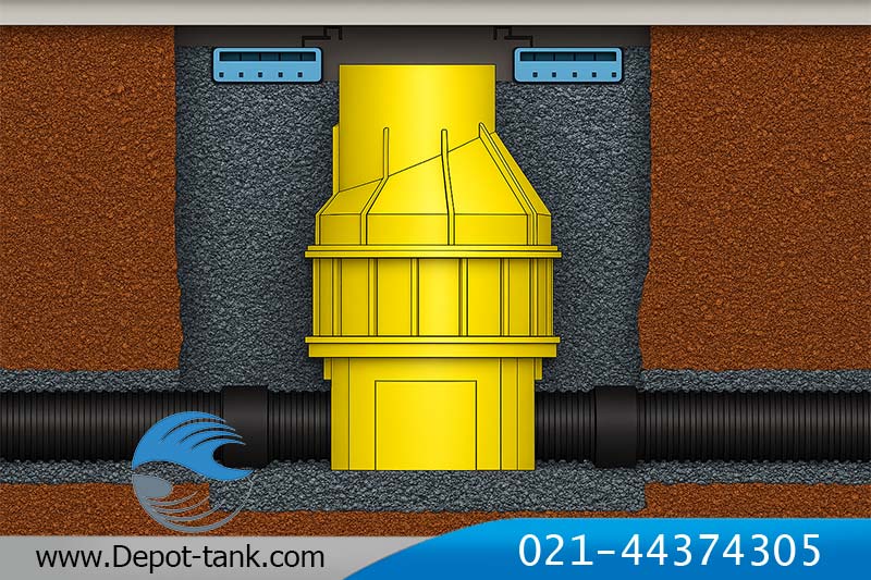 🔧 نصب منهول پلی اتیلن