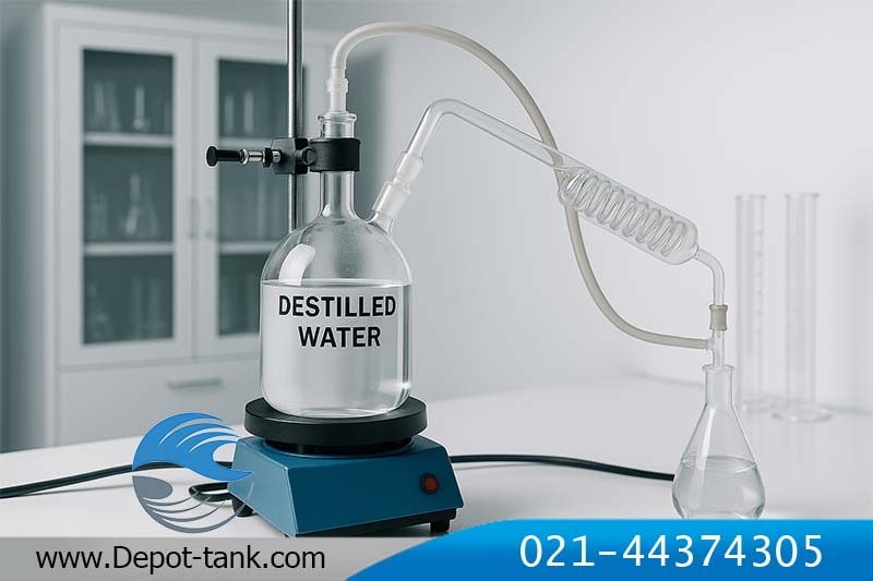 روش تقطیر با دستگاه کوچیک و برقی
