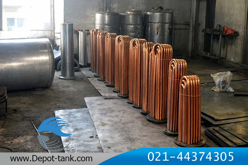 کارخانه تولید کویل مسی گروه صنعتی دپوت تانک
