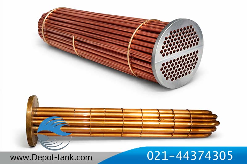 نمونه کویل مسی برای مخزن کویل دار